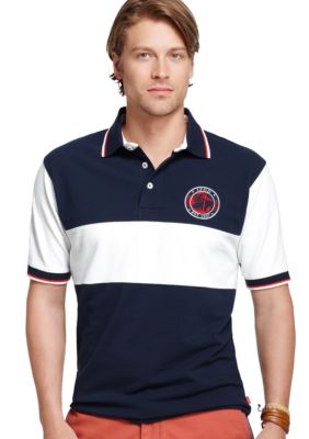 Izod Tri-Color Rugby Shirt