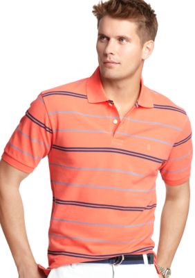 Izod Pique Thin Stripe Polo