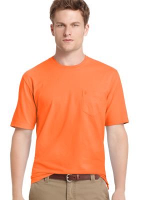 Izod Short Sleeve Solid Jersey Crew Fashion Tee