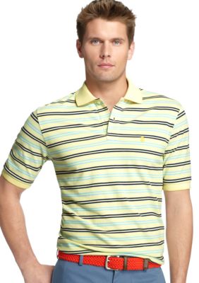 Izod Short Sleeve Oxford Stripe Polo