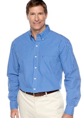 Izod Big & Tall Check Woven Shirt