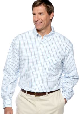 Izod Big & Tall Essential Plaid Woven Shirt