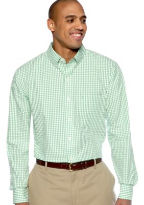 Izod Big & Tall Gingham Woven Shirt