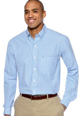 Izod Big & Tall Gingham Woven Shirt