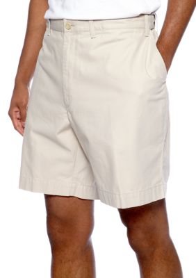 Izod Big & Tall Saltwater Flat Front Shorts