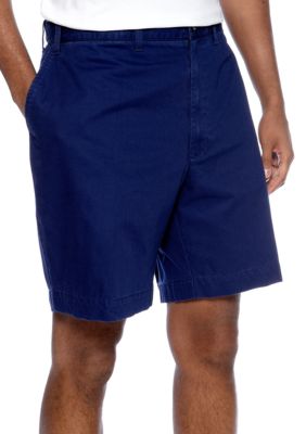 Izod Big & Tall Saltwater Flat Front Shorts
