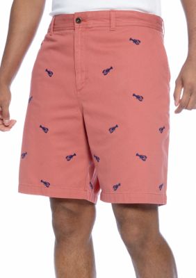 Izod Big & Tall Flat Front Saltwater Lobster Short