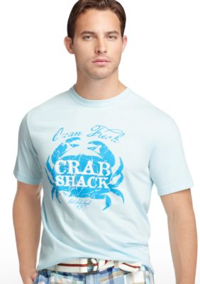 Izod Big & Tall Crab Shack Screen Tee