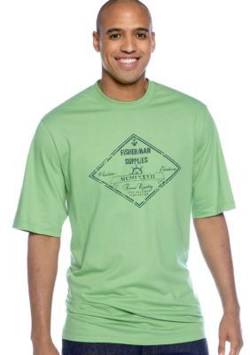 Izod Big & Tall Fisherman Supplies Screen Tee