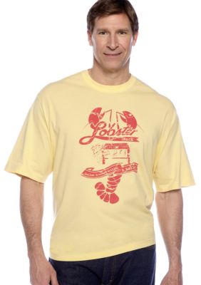 Izod Big & Tall Lobster Shack Screen Tee