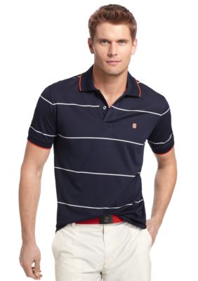 Izod Big & Tall Stripe Pique Polo