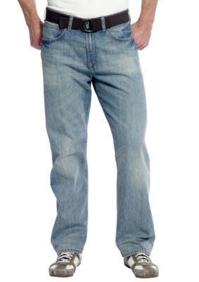 Lee Belted Straight Leg Jeans