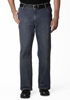 Lee&reg; Big & Tall  Custom Fit Relaxed Straight Leg Vintage Dark Stretch Fabric Jeans