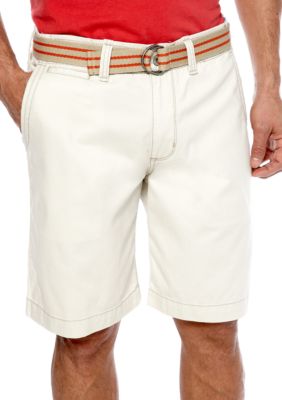 Lee Rock Salt Belted Bermuda Shorts
