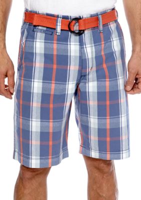 Lee Skipper Plaid Bermuda Shorts