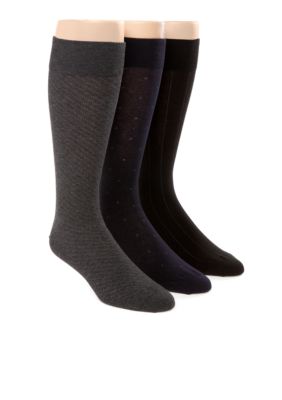Polo Ralph Lauren 3-Pack Assorted Dress Socks