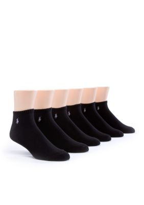 Polo Ralph Lauren 6-Pack Rib No Show Socks