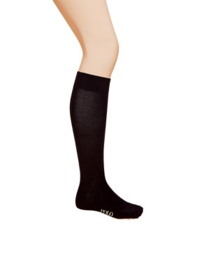 Polo Ralph Lauren Over The Calf Dotted Socks - Single Pair