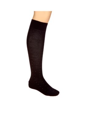 Polo Ralph Lauren Over The Calf Retro Neat Socks - Single Pair
