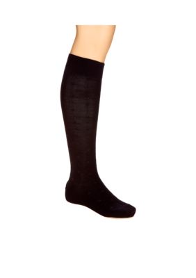 Polo Ralph Lauren Over The Calf Dotted Circles Socks - Single Pair
