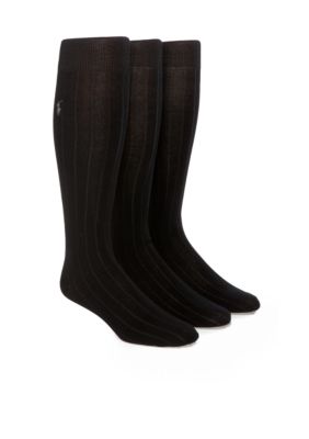 Polo Ralph Lauren 3-Pack Over the Calf Socks