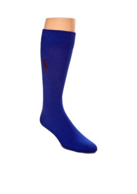 Polo Ralph Lauren Large Pony Flat Knit Socks - Single Pair
