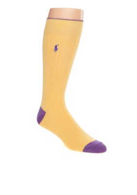 Polo Ralph Lauren Mercerized Rib Socks - Single Pair