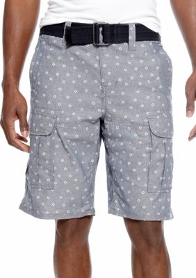 DKNY Jeans Diamond Chambray Cargo Shorts