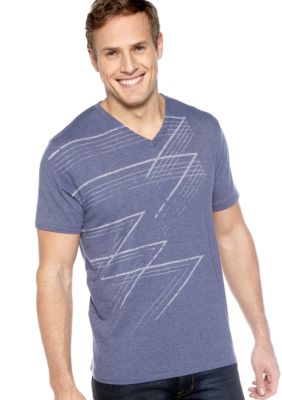 DKNY Jeans Razorback Burnout V-Neck