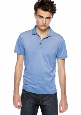 DKNY Jeans Two Tone Picque Polo