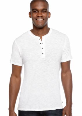DKNY Jeans Feeder Stripe Henley Tee
