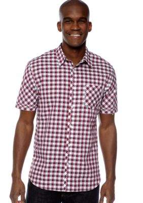 DKNY Jeans Gingham Check Woven