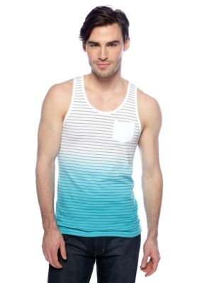 DKNY Jeans Dip Dye Stripe Tank