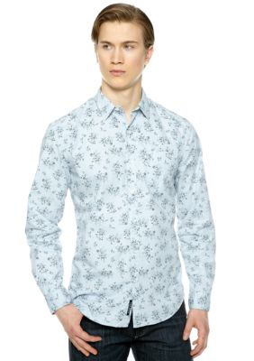 DKNY Jeans Floral Print Woven Shirt