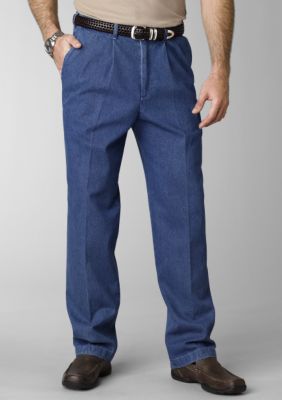 Haggar&reg;  Work-To-Weekend&trade;Pleat Front Denim Pants
