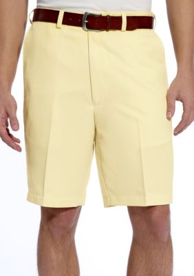 Haggar Cool 18 Plain Front Microfiber Shorts
