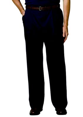 Haggar Big & Tall Work-To-Weekend Pleated Pant