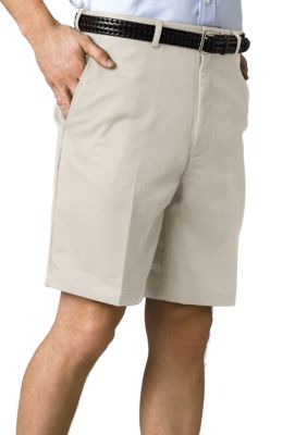 Haggar&reg; Big & Tall Cool 18 Flat Front Microfiber Shorts