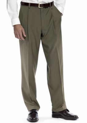 Haggar Smart Fiber Repreve Pleated Dress Pants