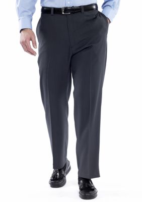 Haggar&reg; Big & Tall Smart Fiber Repreve&reg; Flat Front Dress Pants