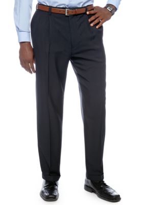 Haggar&reg; Big & Tall Smart Fiber Repreve&reg; Pleated Dress Pants