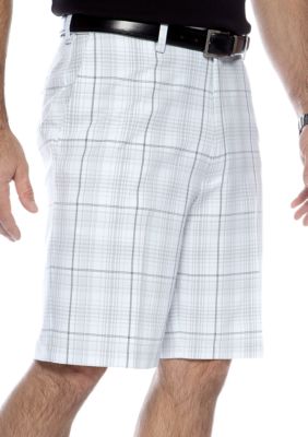 Haggar Cool 18 Microfiber Check Shorts