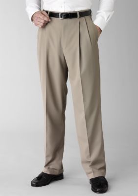 Haggar&reg; Smart  Microfiber  Pleated  Dress Pant