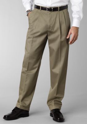 Haggar&reg;  City Khaki  Pleat Front Pants