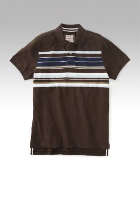 Red Camel&reg; Stripe Polo Knit
