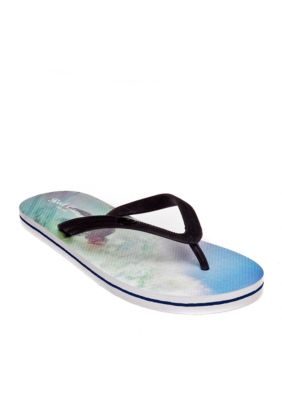 Red Camel Print Flip Flop