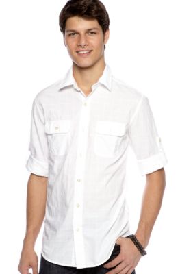 Red Camel Dobby Roll-Tab Woven