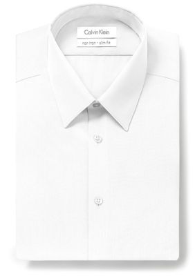 Slim Fit Non-Iron Solid Dress Shirt