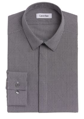 Non-Iron Slim Fit Check Dress Shirt