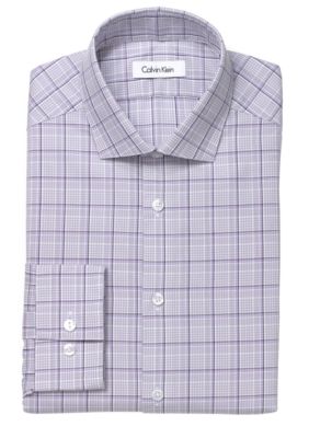 Calvin Klein Slim Fit Non-Iron Check Dress Shirt